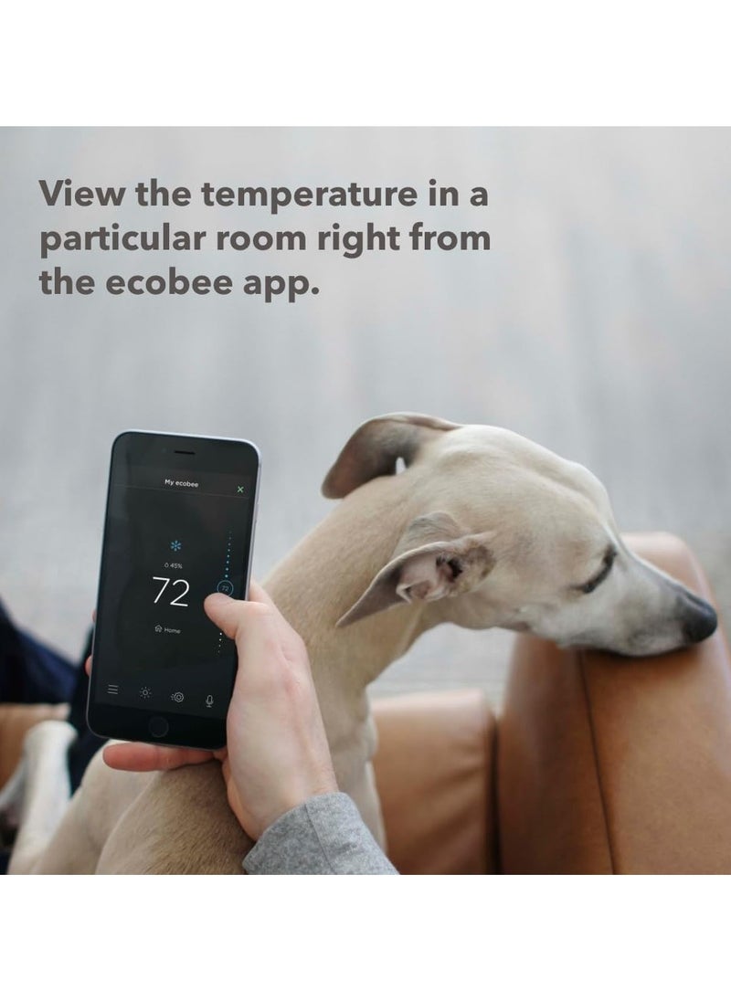 ecobee Smart Sensor 2 Pack - Comfort, Security, Energy Savings - Smart Home - Compatible with ecobee Smart Thermostats for Home