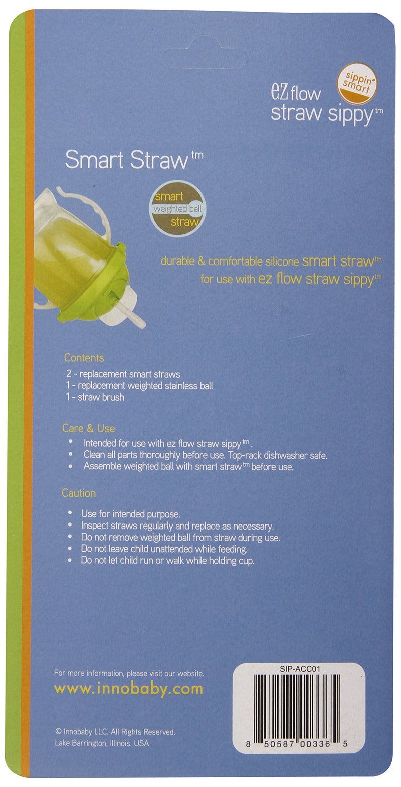 Innobaby Sippin Smart EZ Flow Replacement Straws, 2 Count - Image 2
