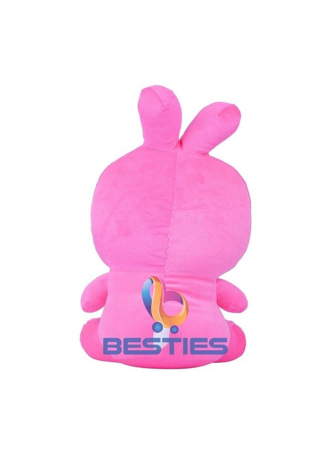 Besties Super Soft Cute Rabbit 40Cm Plush Soft Toy Cute Kids Birthday Animal Baby Boys Girls (Dark Pink)  - Image 5