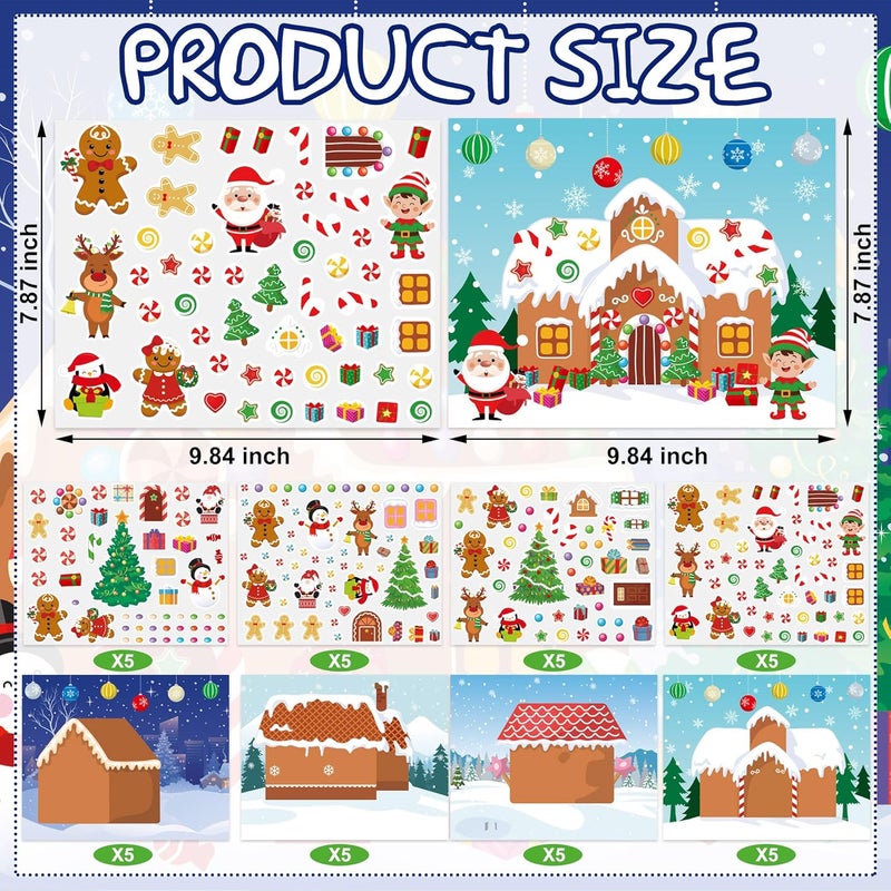 Fairooth DIY Gingerbread House Sticker Kit - Image 2