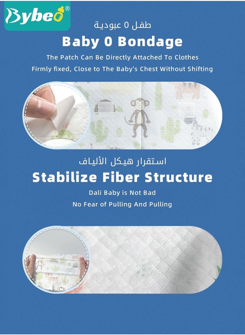 Bybeo 40pcs Baby Disposable Travel Bibs, Infant Bib for Girls and Boys with Individual Package - Soft, Leak Proof & Convenient  - Image 3