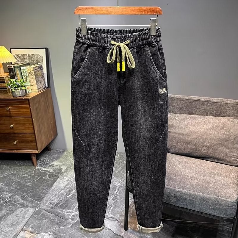 Unisex Classic Denim Jeans Loose Fit Daily Outdoor Wear - Image 2