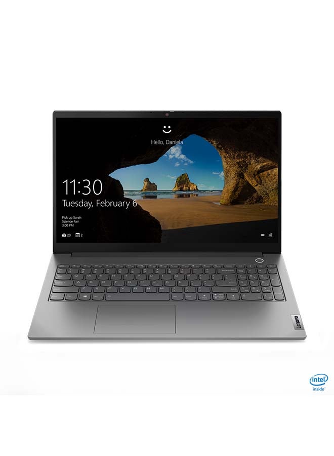 ThinkBook 15 G2 (Upgraded Version) Laptop With 15.6-Inch Full HD Display, Core i5 1135G7 Processer/4GB RAM/256GB SSD/Intel UHD Graphics/DOS (Without Windows) /International Version English/Arabic Mineral Grey