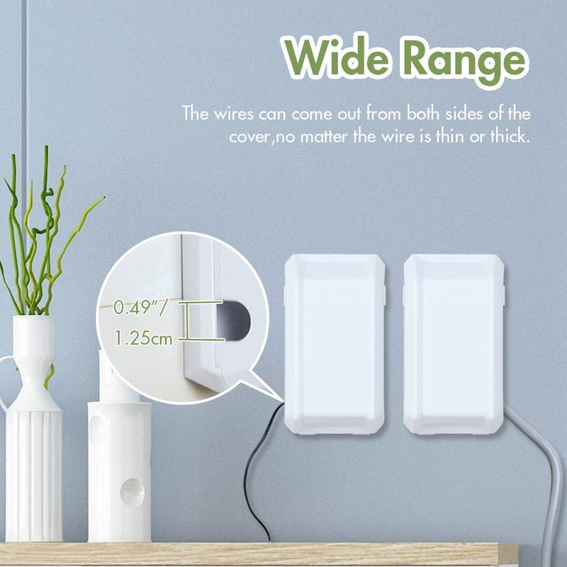 EUDEMON Baby Safety Electrical Outlet Cover Box Childproof Large Plug Cover for Babyproofing Outlets Easy to Install & Use (1 Pack,White) - Image 5