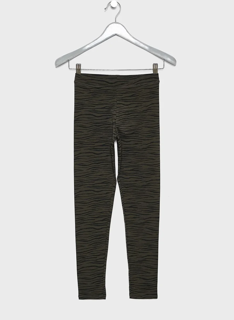 MANGO Kids Animal Print Leggings