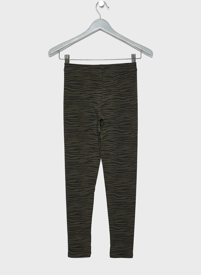 MANGO Kids Animal Print Leggings