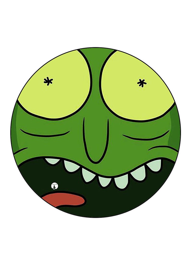 RKN Rick And Morty Printed Mouse Pad  Round  Multicolour