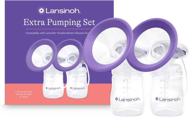 Lansinoh Extra Pumping Set with Breast Pump Parts - Image 1