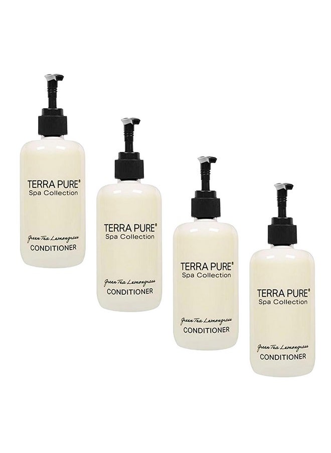Terra Pure Conditioner ; Spa Collection ; Hotel Amenities In Pump Bottle ; 10.14 Oz. / 300 Ml (4 Bottles)  - Image 1