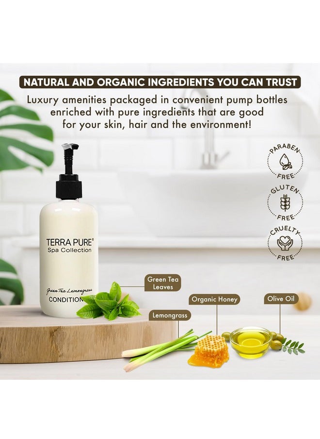 Terra Pure Conditioner ; Spa Collection ; Hotel Amenities In Pump Bottle ; 10.14 Oz. / 300 Ml (4 Bottles)  - Image 5