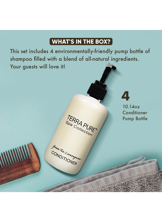 Terra Pure Conditioner ; Spa Collection ; Hotel Amenities In Pump Bottle ; 10.14 Oz. / 300 Ml (4 Bottles)  - Image 4