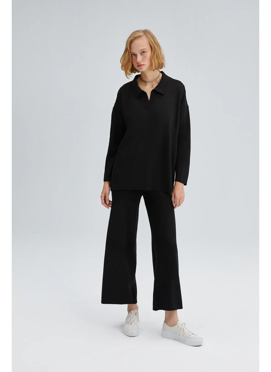 تاتشي Polo Collar Knitwear Set