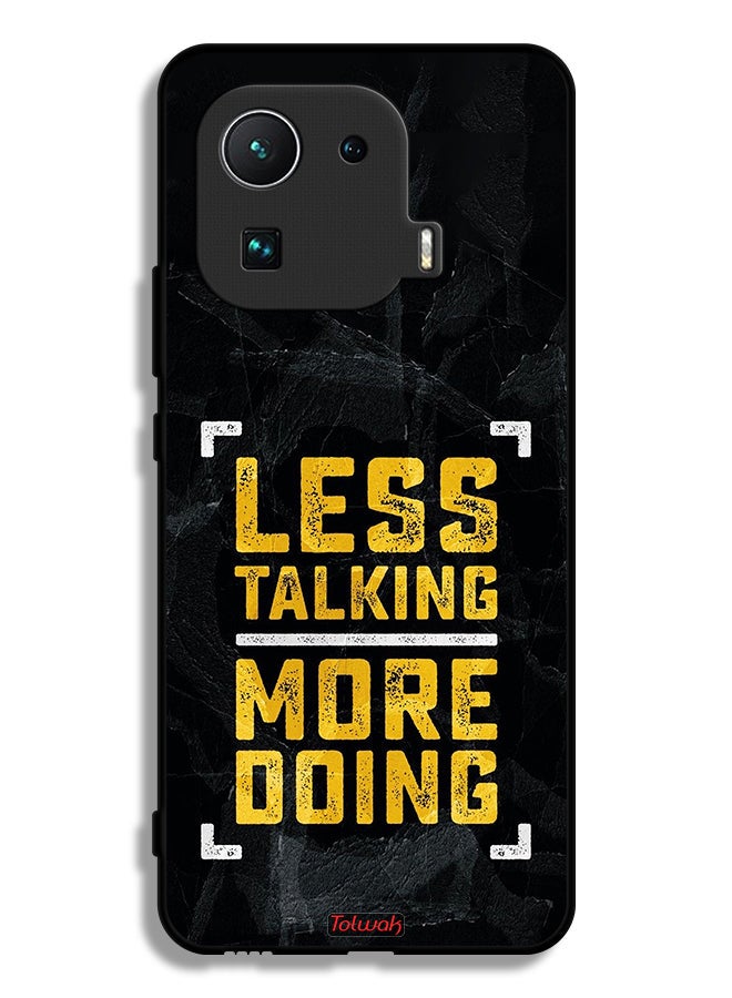 Tolwak Xiaomi Mi 11 Pro Protective Case Cover Less Talking More Doing - Image 2