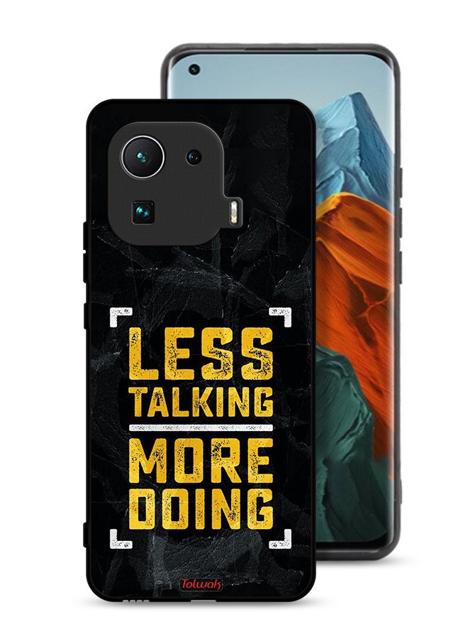 Tolwak Xiaomi Mi 11 Pro Protective Case Cover Less Talking More Doing - Image 1