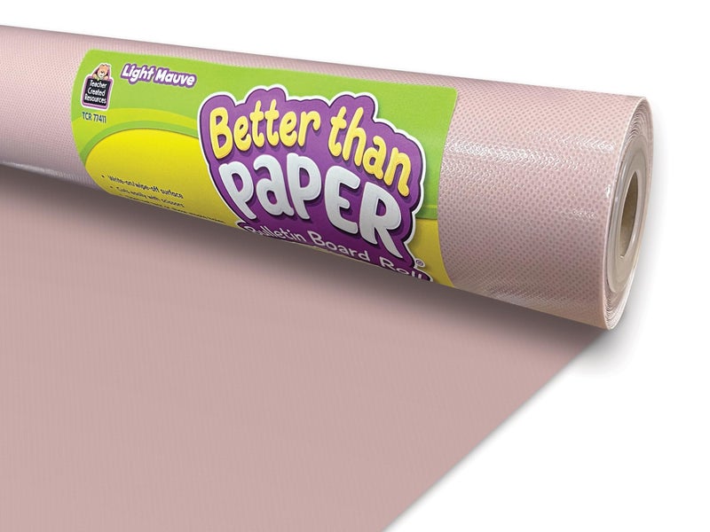 Teacher Created Resources Light Mauve Better Than PaperÂ® Bulletin Board Roll - Image 1