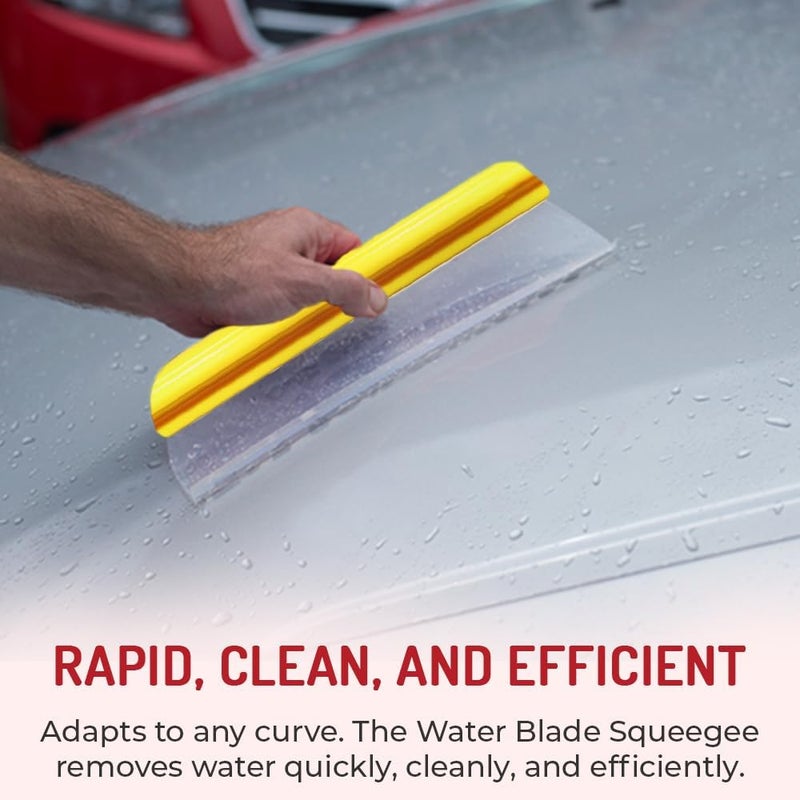 HITECH 14” Silicone Water Blade Car Drying Squeegee – Streak-Free, Fast-Drying, Scratch-Free Car Wash Tool - Image 3