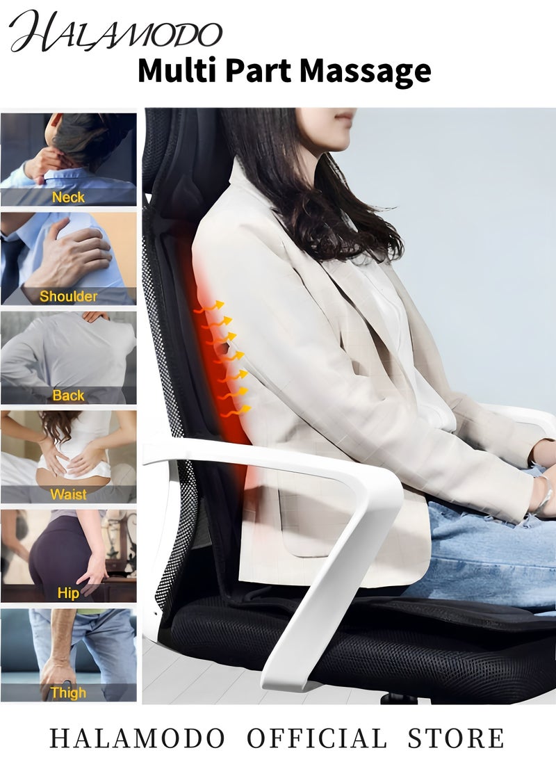 Generic - Back Massage Chair Pad Body Massage Cushion with Heat Deep Tissue Vibration Massager with 5 Massage Heads to Release Stress & Fatigue for Car & Home & Office - Image 1