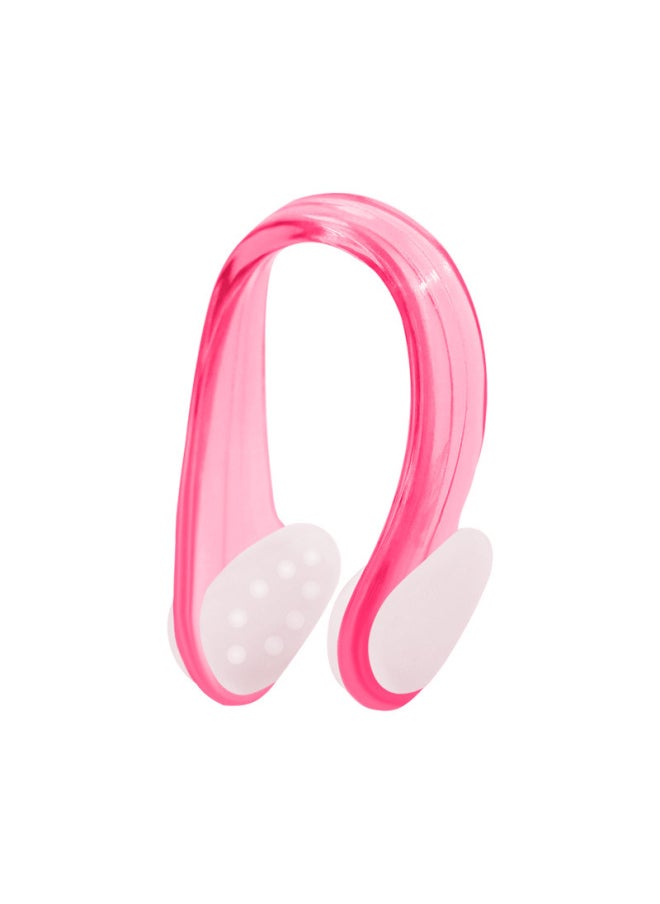 Swimming Nose Clip Anti-falling Nose Clip Swimming Nose Plug Anti-choking Professional Non-slip Silicone Diving Invisible Nose Plug Soft-Color:Pink [bulk Nose Clip]]
