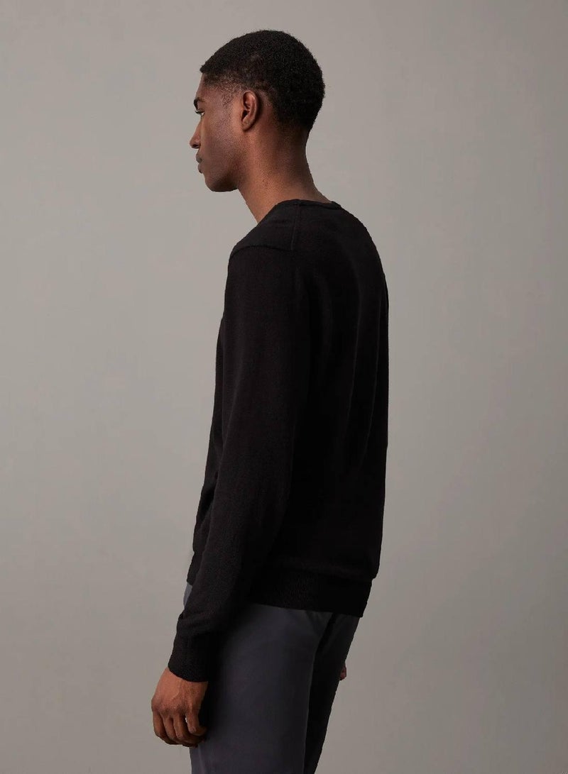 CALVIN KLEIN Cotton Silk Jumper - Image 2