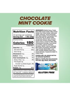 Pure Protein Bars, High Protein, Nutritious Snacks to Support Energy, Low Sugar, Gluten free, Chocolate Mint Cookie,1.76oz, 12 Count (Packaging May Vary)  - Image 3