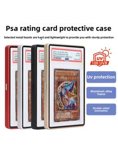 Generic For American Treasure Dream PSA Card Protective Cover Metal Magnetic Double-Sided Glass Artifact Baby Cartoon New-Color:Purple-Applicable Models:Psa/cgc [universal Thick Card 130bt] Magnetic Model  - Image 2