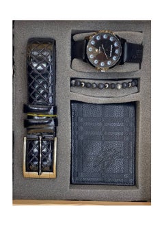 Generic Men’s Luxury Gift Set - Watch, Wallet, Belt & Bracelet in Elegant Box - Perfect for Birthdays, Anniversaries, and Special Occasions 
