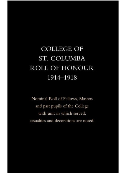 College of St Columba Roll of Honour 1914-18