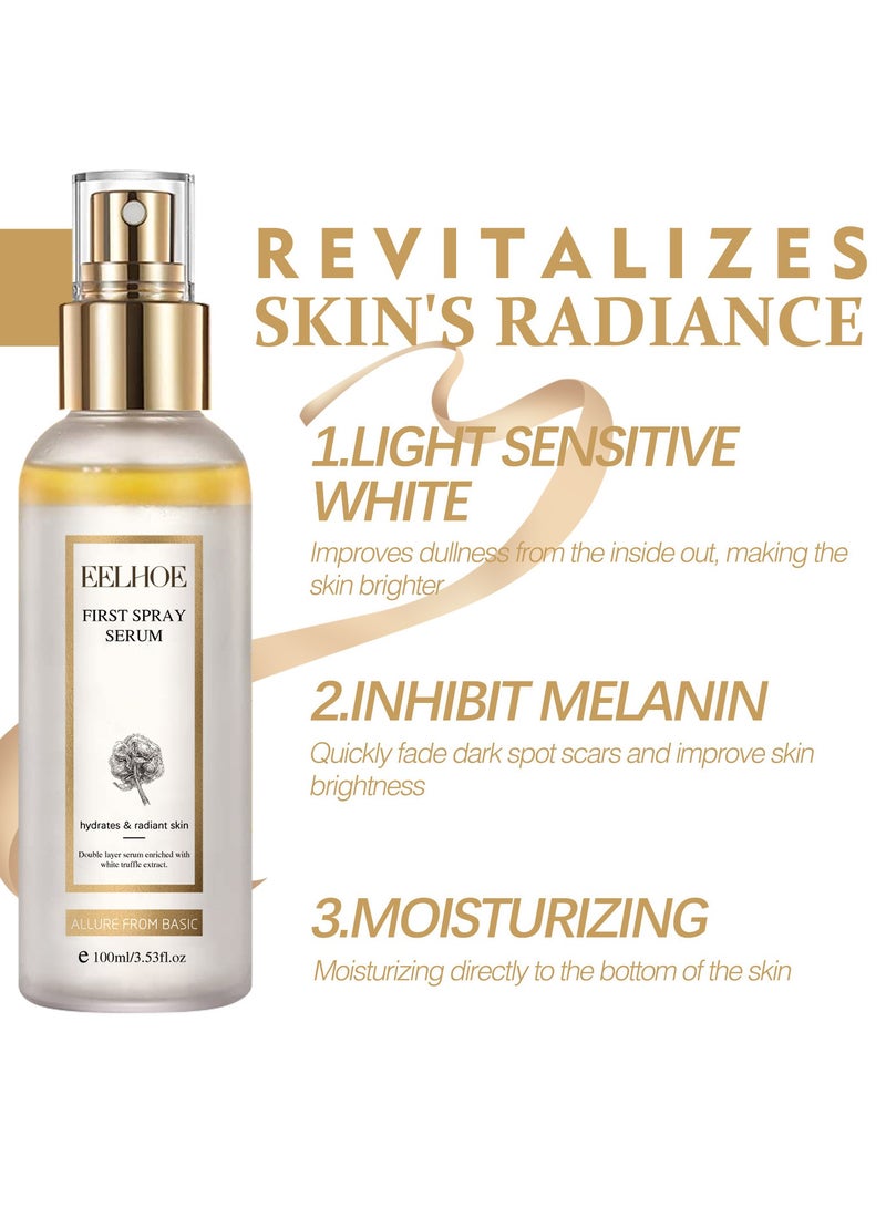 إيلهو مصل وايت ترافل فيرست بخاخ (نباتي) ، رذاذ الوجه مصل مرطب متوهج ، يرطب البشرة المتألقة 100 مل - Image 3