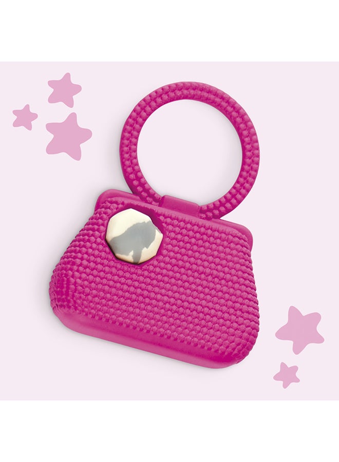 Play-Doh باك ملحقات باربي من بلاي دو مع اللمعان والجواهر، 4 أوراق نمط لإعادة التعبئة من مركب النمذجة، 8 ملحقات أزياء، فنون وحرف للأطفال من عمر 5 سنوات فما فوق (الدمية غير مشمولة) - Image 3