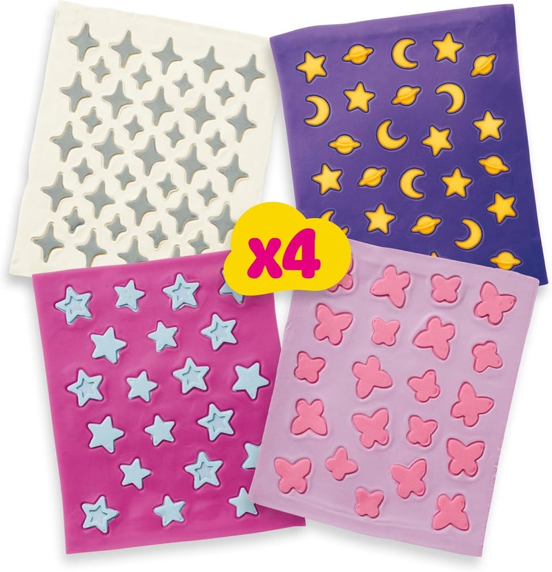 Play-Doh 0Barbie Sparkles and Gems Accessory Pack with 4 Pattern Sheets and 8 Fashion Accessories - Image 5