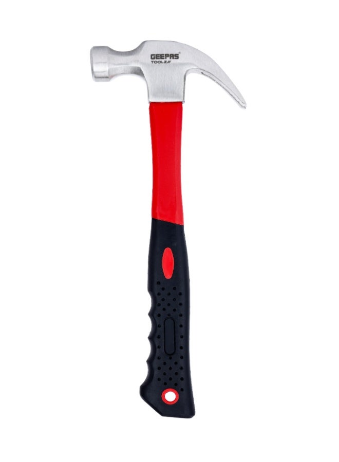 Geepas Claw Hammer- GT59506/ 450 gm (16 oz), with Fiber Handle, Perfect for Home and Business/ Comfortable Grip, Ergonomic Design Ideal for Masonry, Wood Work, Fittings, DIY, Mechanic Work, General Maintenance - Image 1