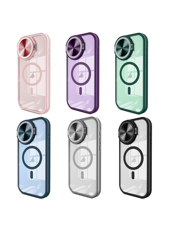 S-TOP Case For iPhone 15 Pro Max Round Camshield MagSafe TPU Hybrid PC Phone Case - Image 2