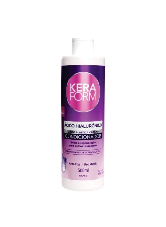 Skafe Kera Form Hyaluronic Acid Conditioner For Damaged Hair Repair 500Ml