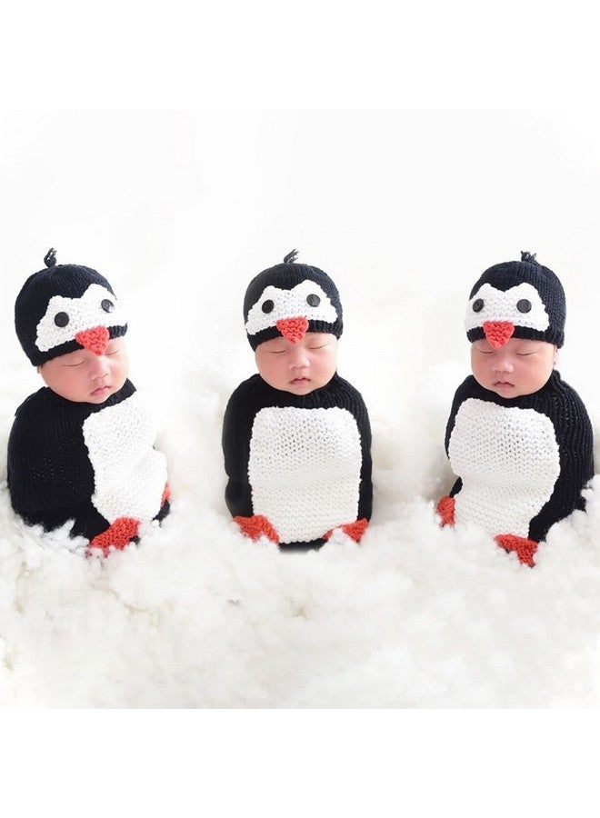 AMIATCH Unisex Newborn Baby Photography Props Cute Penguin Sleeping Bag Halloween Costume - Image 4