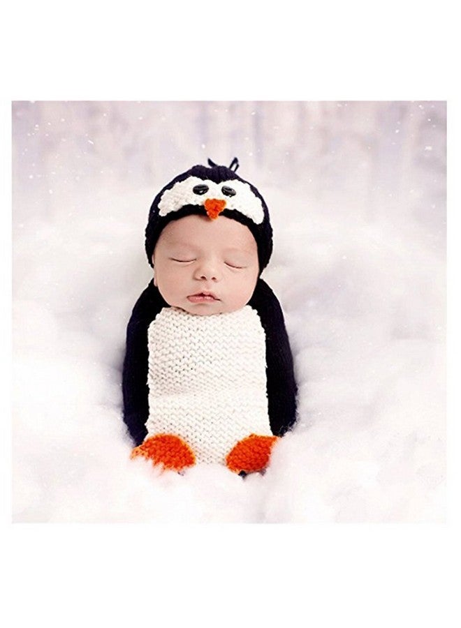 AMIATCH Unisex Newborn Baby Photography Props Cute Penguin Sleeping Bag Halloween Costume - Image 1