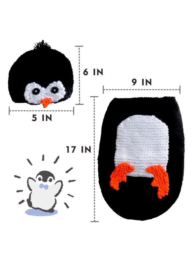 AMIATCH Unisex Newborn Baby Photography Props Cute Penguin Sleeping Bag Halloween Costume - Image 3