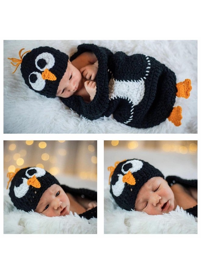 AMIATCH Unisex Newborn Baby Photography Props Cute Penguin Sleeping Bag Halloween Costume - Image 5