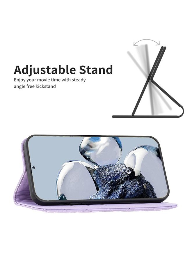 GROIC Case for Xiaomi 13 6.36" Wallet Case, PU Leather Folio Magnetic Protective with Card Holder Viewing Kickstand, Shockproof Cover Compatible - Image 3