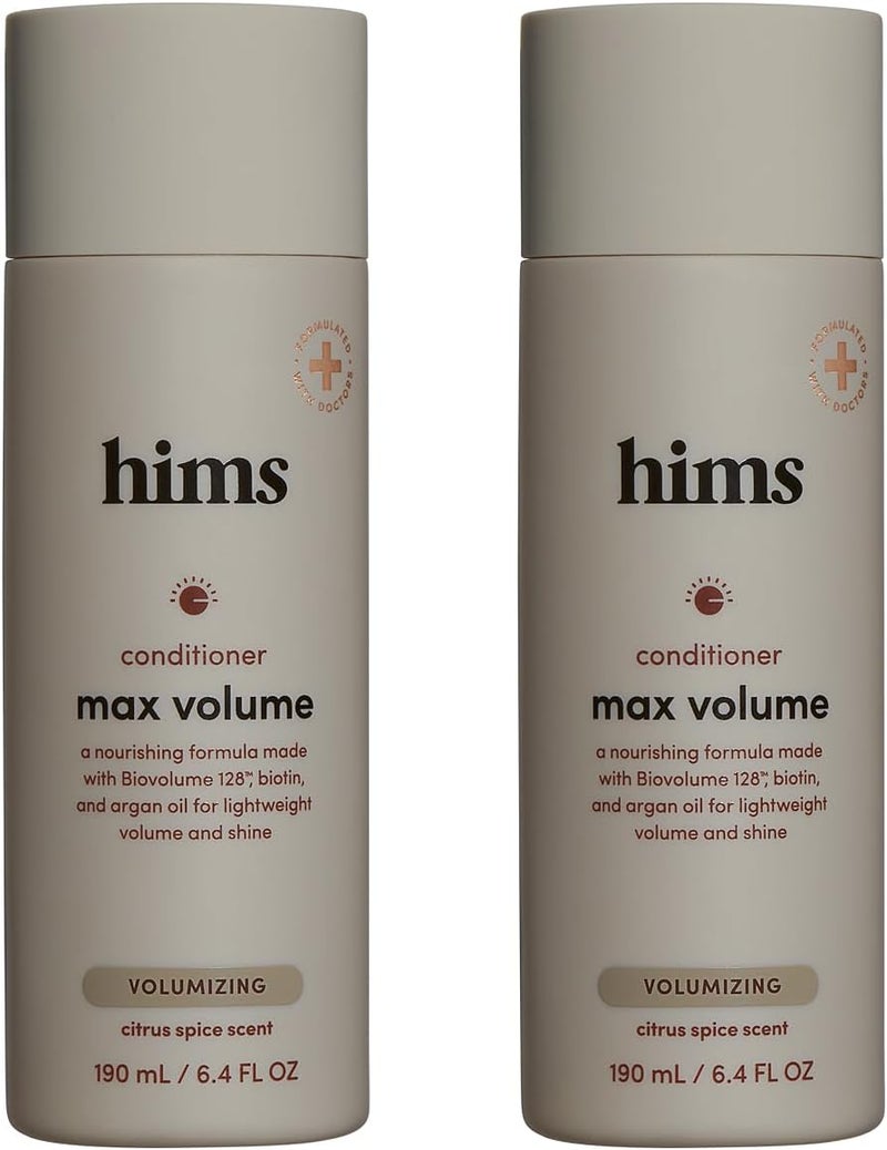 HIMS & HERS hims Max Volume Conditioner Biotin Citrus Spice Scent 2 Pack 64 Fl Oz - Image 1
