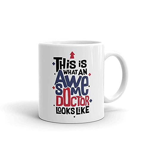 Oye Happy Ceramic Awesome Doctor Microwavable Coffee Mug (Multicolour, 330 ml) - Image 2