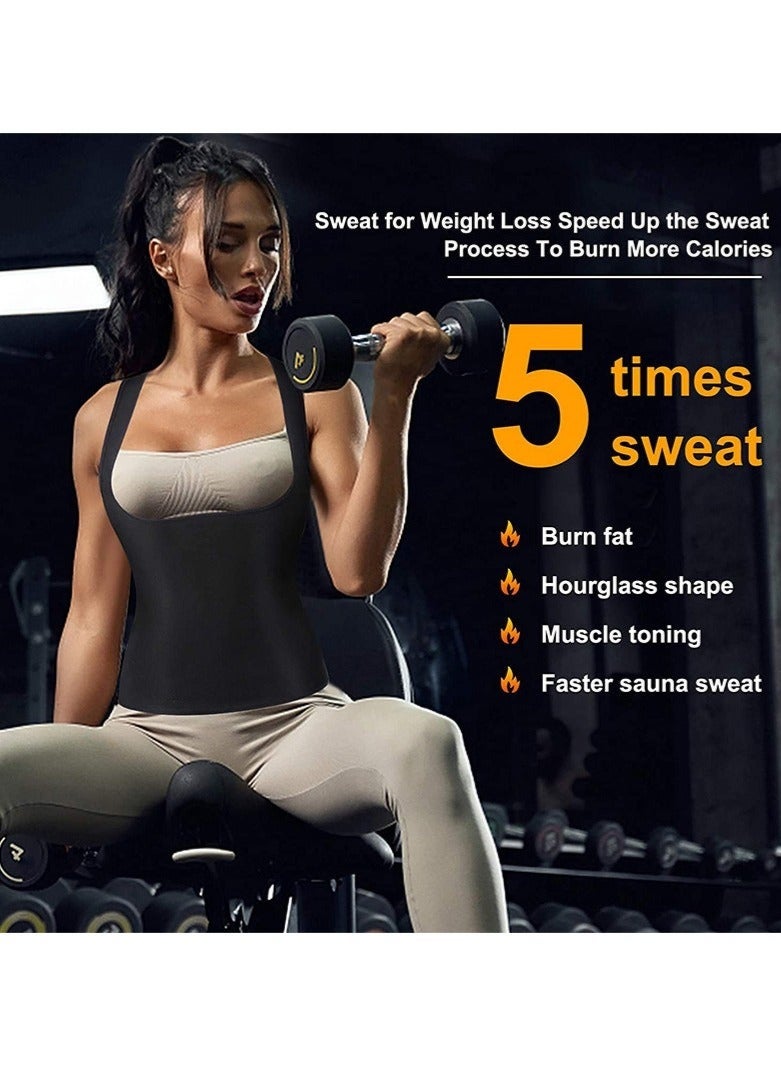 Bukela Women's Slimming Body Shaper Sauna Vest Women's Corset, Sweat Shaping Garment, Yoga Wear, Fitness Tummy Sweat Vest - Image 4