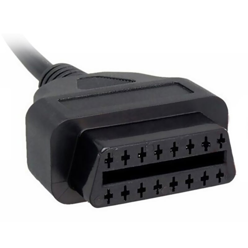 كابل تشخيص السيارة: 14 دبوس ذكر إلى 16 دبوس أنثى من مادة ABS 12V - موصل بديل عالي الجودة لفحص وتشخيص سيارات مرسيدس بنز - Image 5