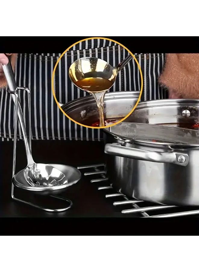 Stainless Steel Kitchen Organizer Set Spoon Bowl Holder Strainer - Image 1