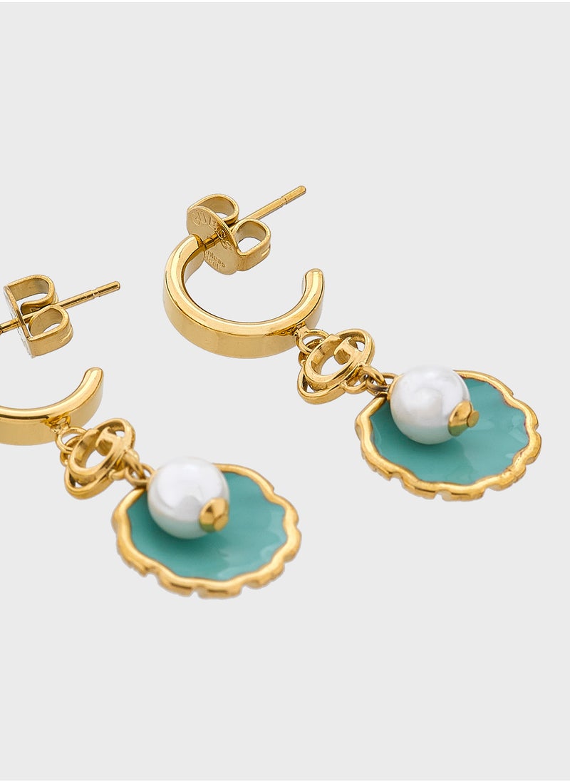 GUESS Seashell Drop Earrings  - Image 2