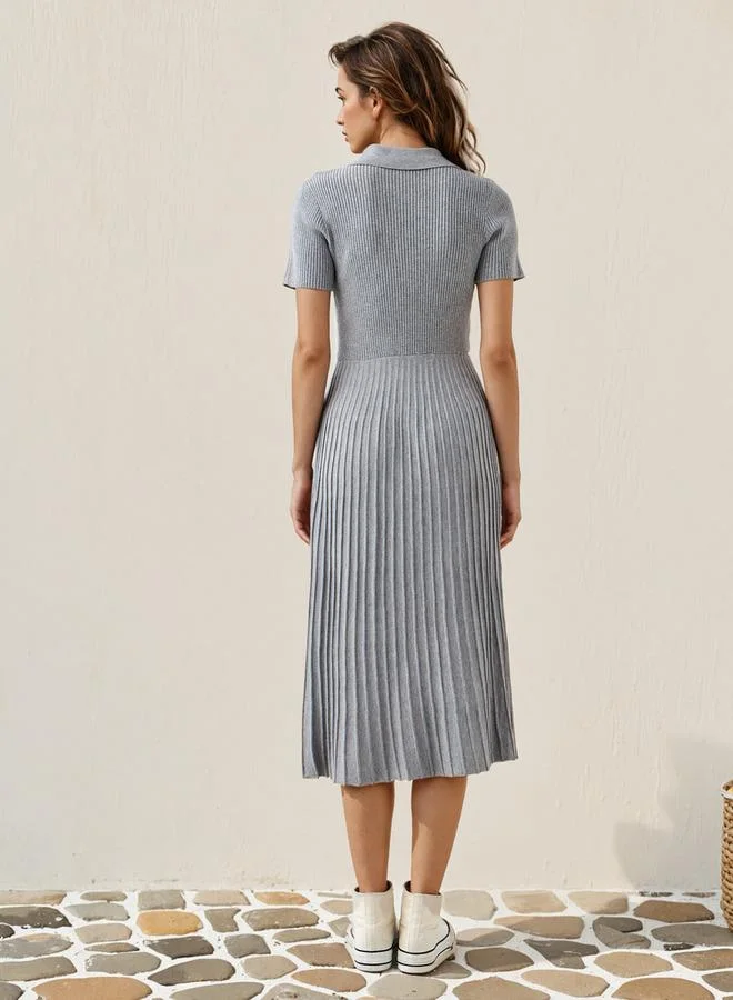 Lee Cooper  Lee Cooper Ribbed Shirt Dress for Women | Best Price UAE