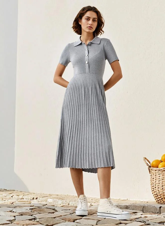 Lee Cooper Lee Cooper Ribbed Shirt Dress