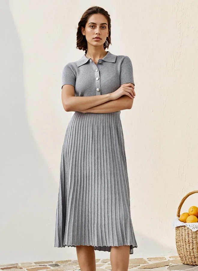 Lee Cooper Ribbed Shirt Dress