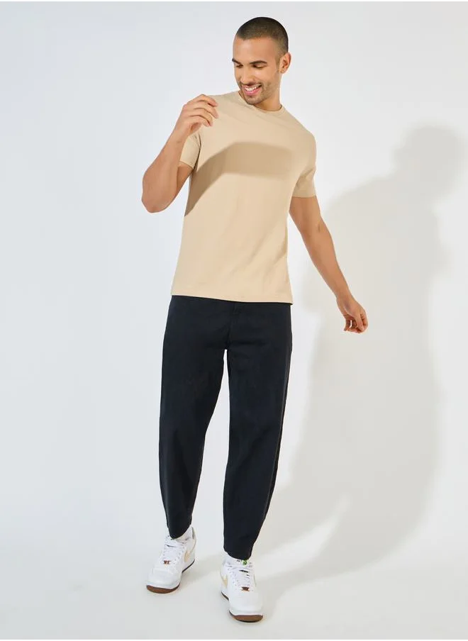 Styli Cotton Stretch Tapered Fit Jeans