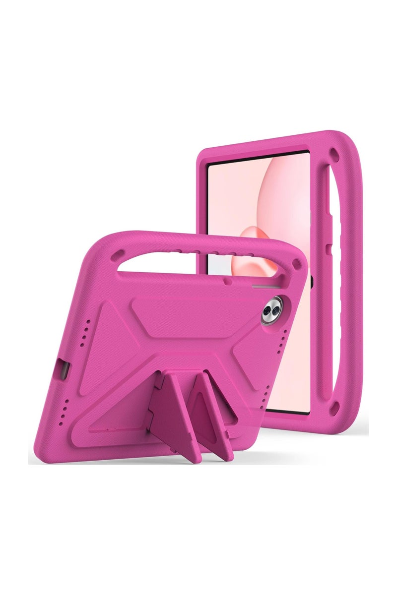 VKL Heavy Duty Kids Case Compatible with Honor Pad 10 12.1 inch 2025, Light Weight Shock Proof Handle Stand Kids Friendly Protective Cover Case (Rose Red) - Image 1