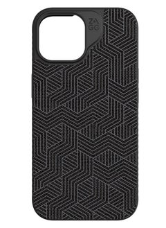 ZAGG Apple iPhone 15 Case , ZAGG Cass - London Snap Series Magsafe Case - Black Geo  - Image 3